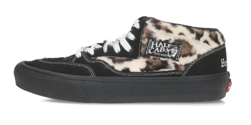 Supreme × VANS の LEOPARD HALF CAB "Black" が発売