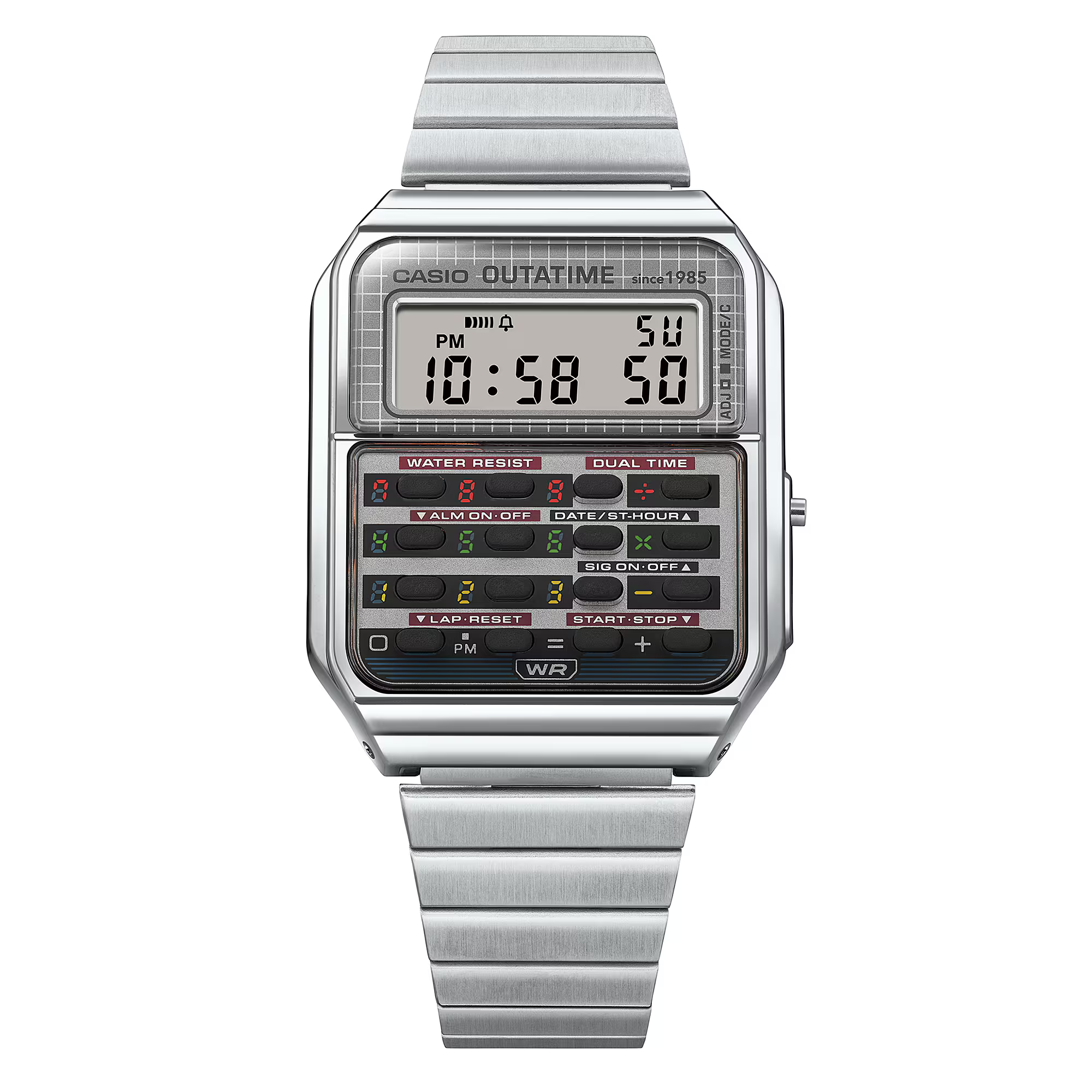 BACK TO THE FUTURE × CASIO のコラボウォッチ CA-500WEBF-1AJR が10月21日(火)発売
