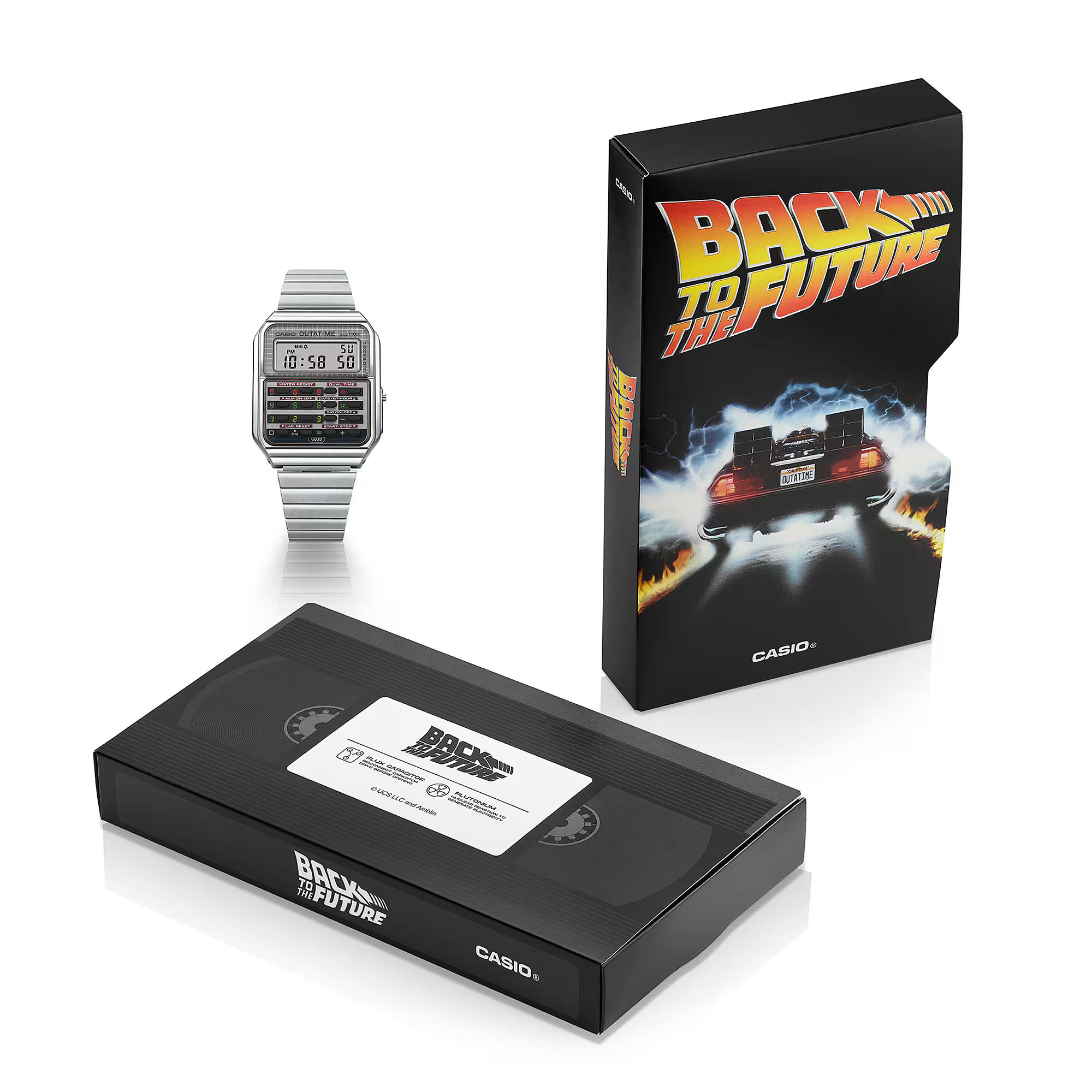 BACK TO THE FUTURE × CASIO のコラボウォッチ CA-500WEBF-1AJR