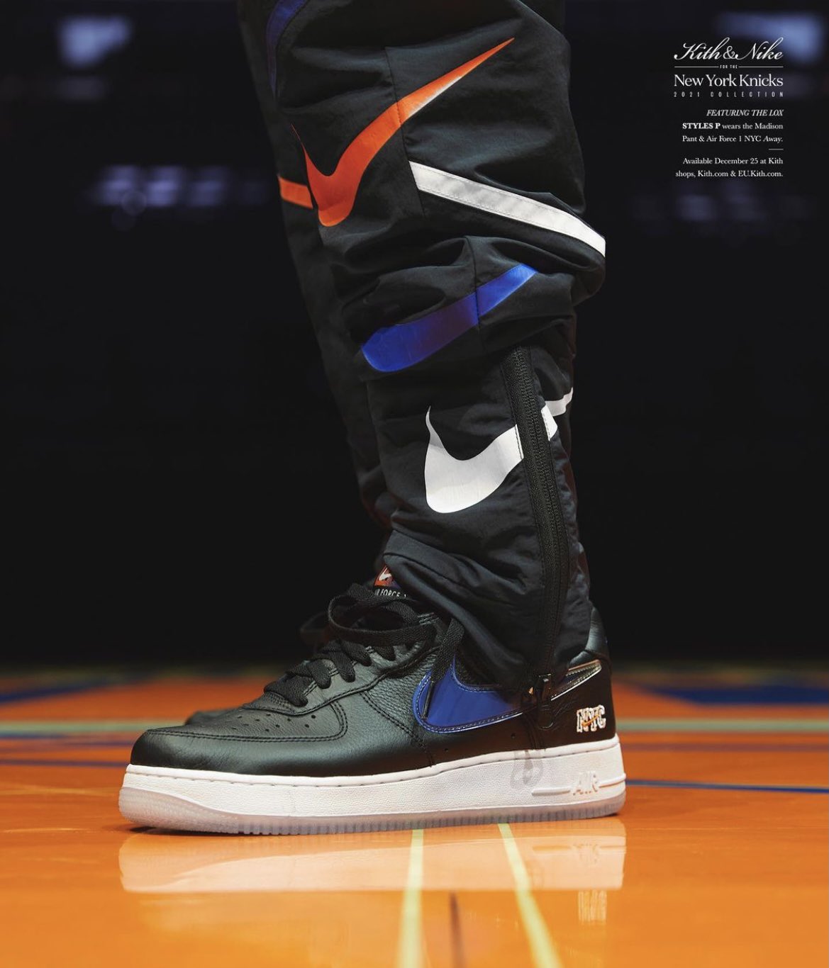 KITH × NIKE の AIR FORCE 1 LOW "New York Knicks" が発売