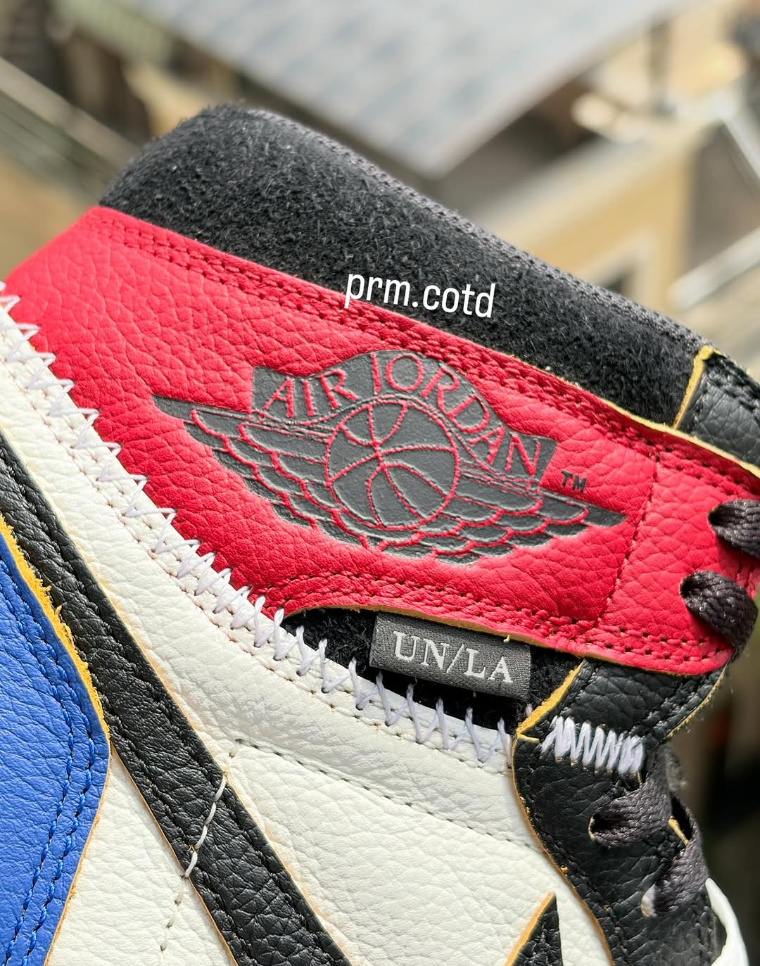 fragment design × UNION × NIKE AIR JORDAN 1 "Varsity Red" のデイテール画像が公開