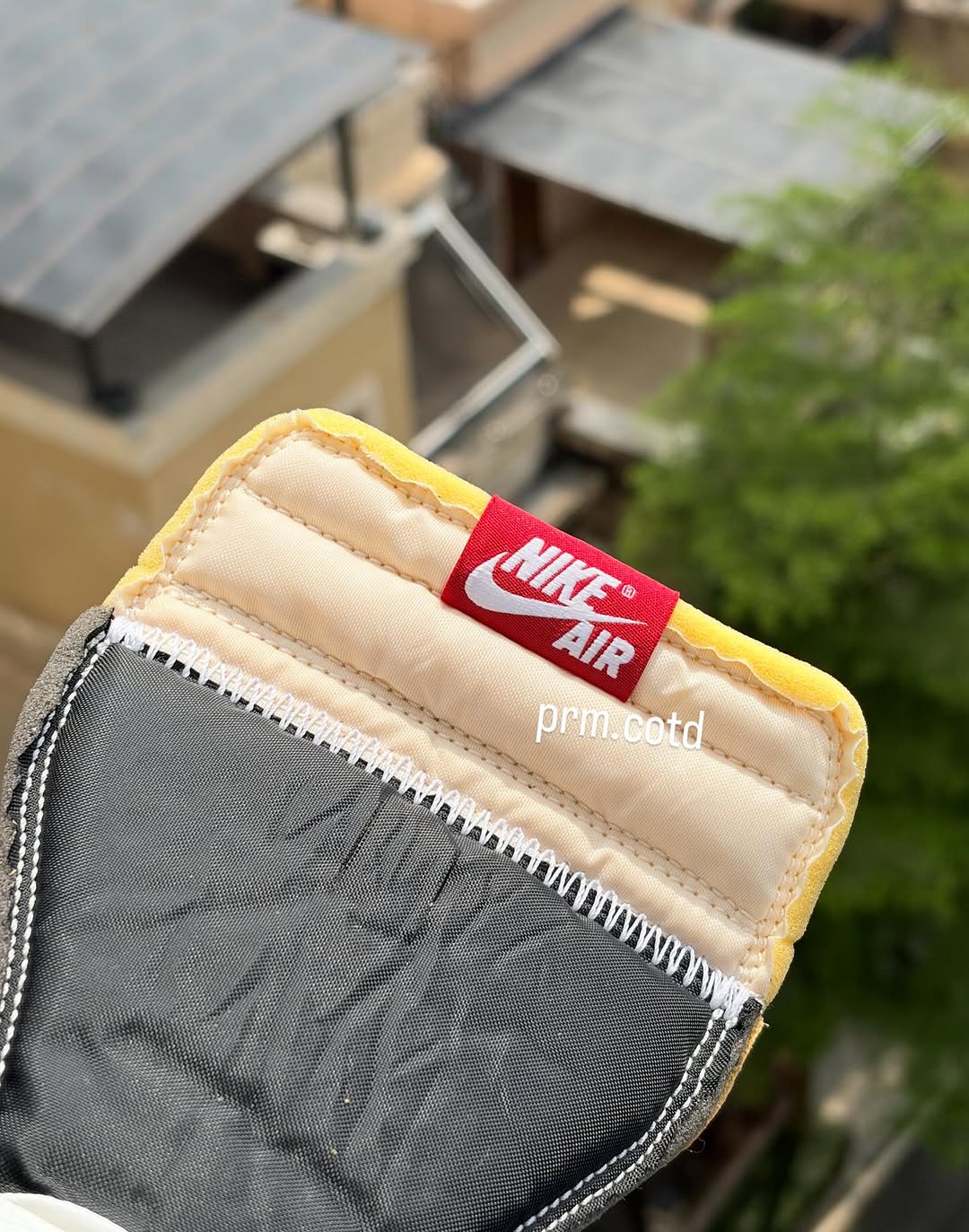 fragment design × UNION × NIKE AIR JORDAN 1 "Varsity Red" のデイテール画像が公開