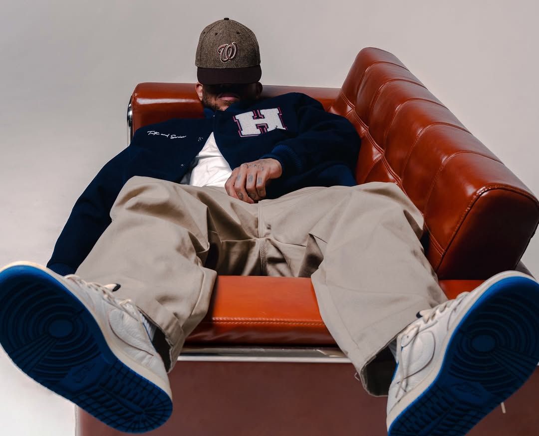 Chase B が Travis Scott × fragment design × NIKE AIR JORDAN 1 LOW を着用