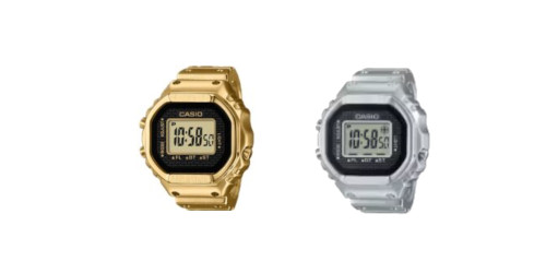 CASIO の リングウォッチ CRW-001G-9JR と CRW-001-1JR のセット販売が実施