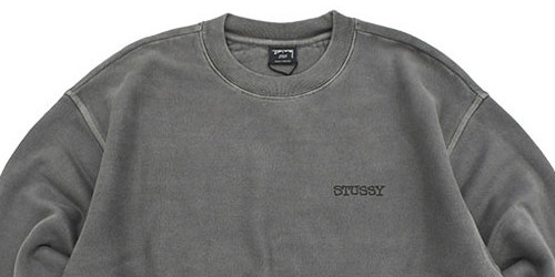 Stüssy の Jumbo Crew Pigment Dyed が特別価格で発売
