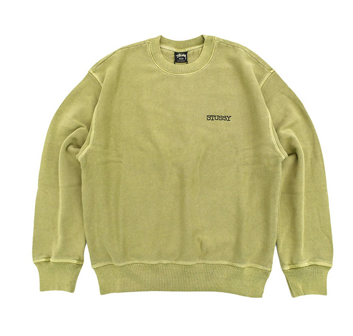Stüssy の Jumbo Crew Pigment Dyed が特別価格で発売