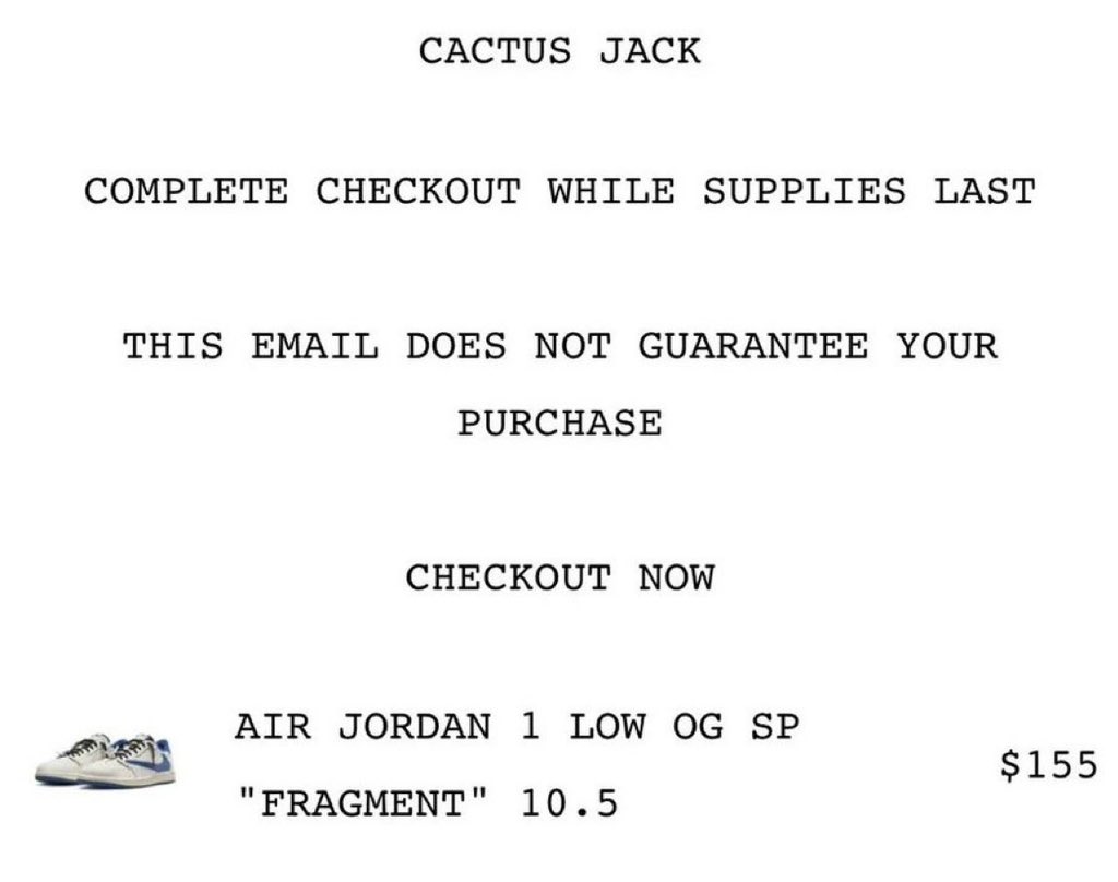 Travis Scott × fragment design × NIKE AIR JORDAN 1 LOW “Sail/Military Blue” の最新情報を随時更新