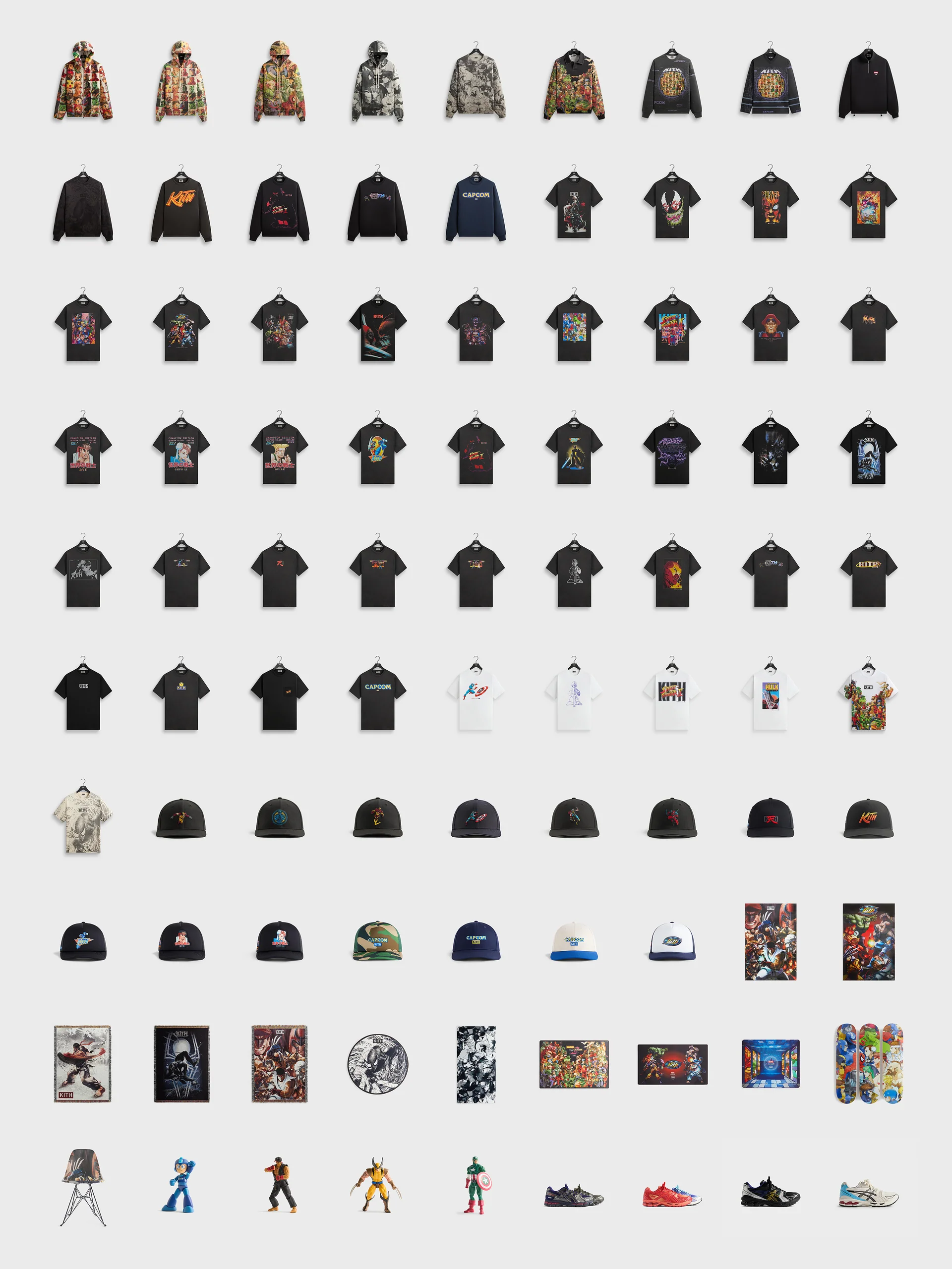 KITH × Marvel vs CAPCOM のフルラインナップが公開