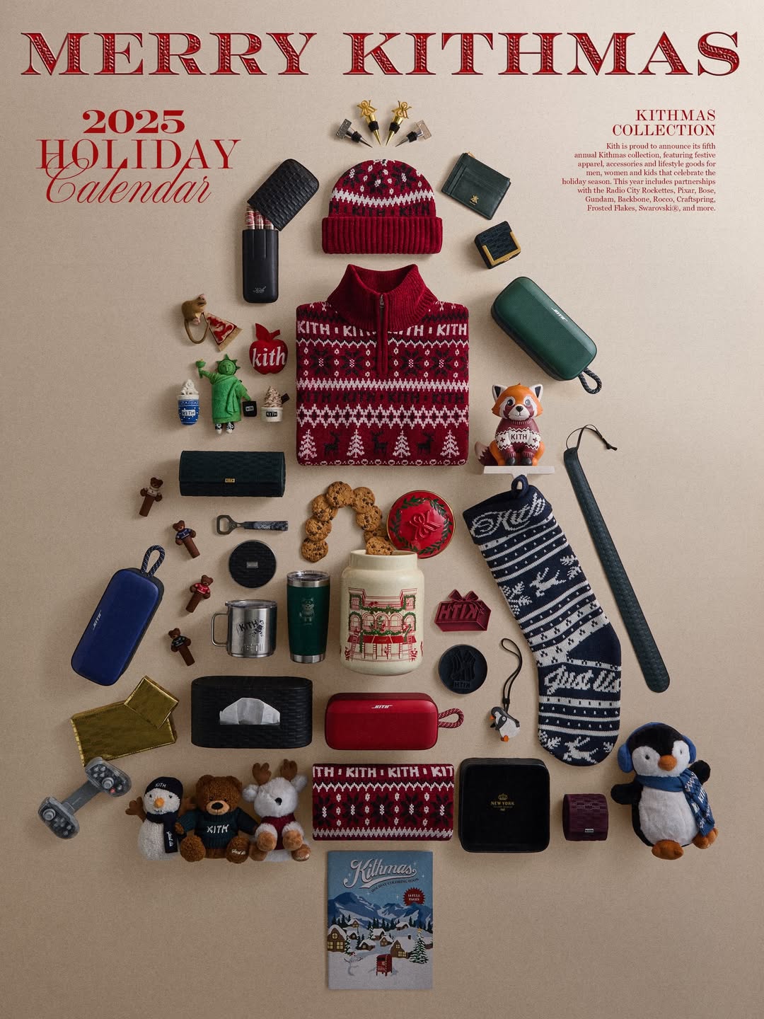 KITH “Kithmas Collection 2025” が11月28日(金)発売予定