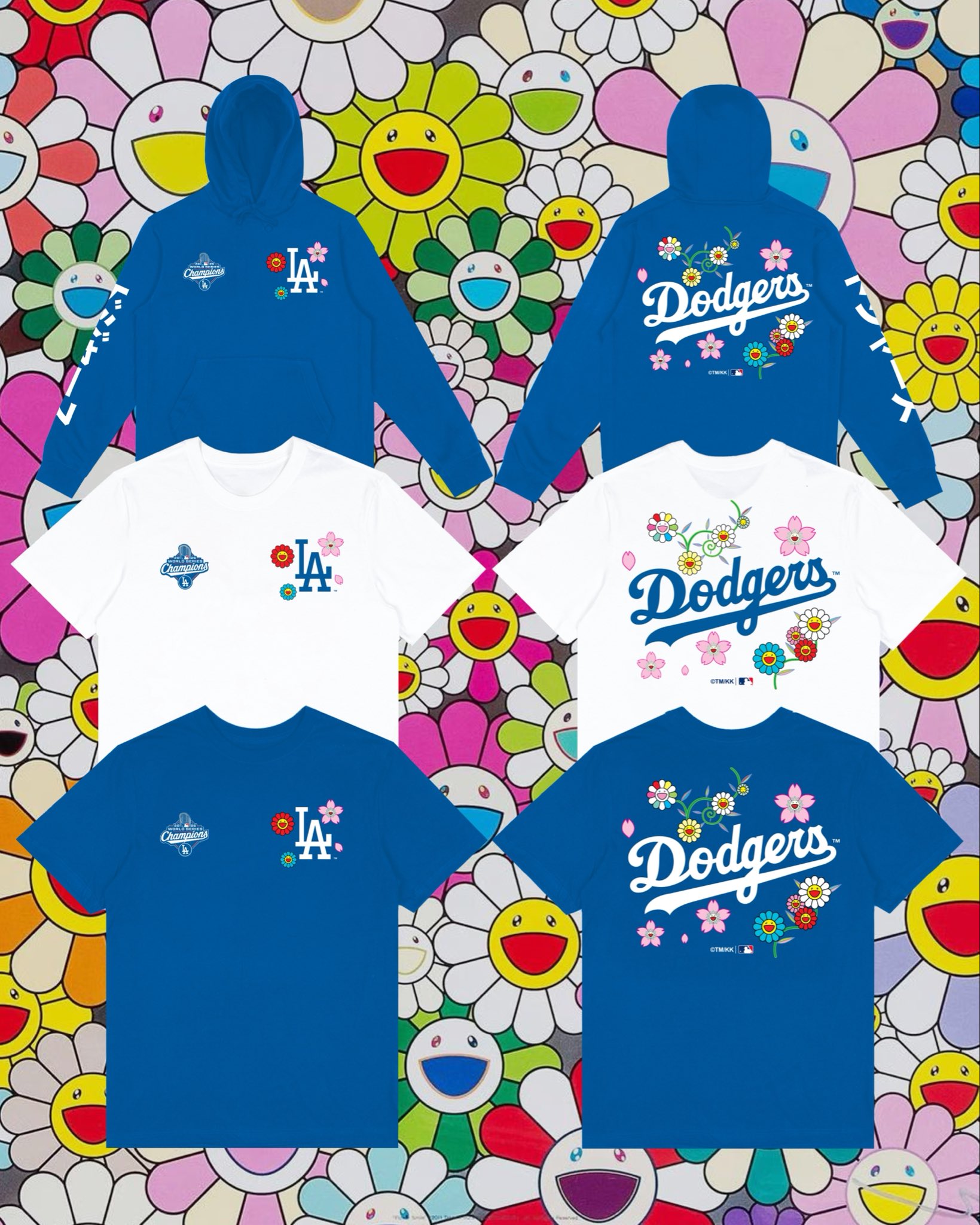 村上隆 × ドジャース × MLB “World Series Champions Collection 2025” が発売