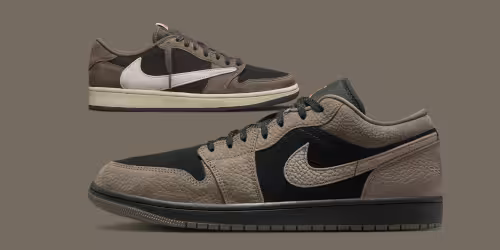 Travis Scott コラボを彷彿とさせる配色の NIKE AIR JORDAN 1 LOW “Olive Gray” が2026年春に発売 – Yakkun StreetFashion Media