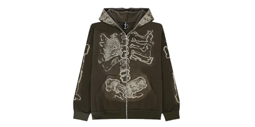 Travis Scott × fragment design の Skeleton Graffiti Full Zip Hoodie が発売