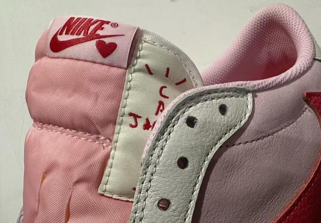 Travis Scott × NIKE AIR JORDAN 1 LOW “Muslin/Shy Pink” が2026年夏に発売予定