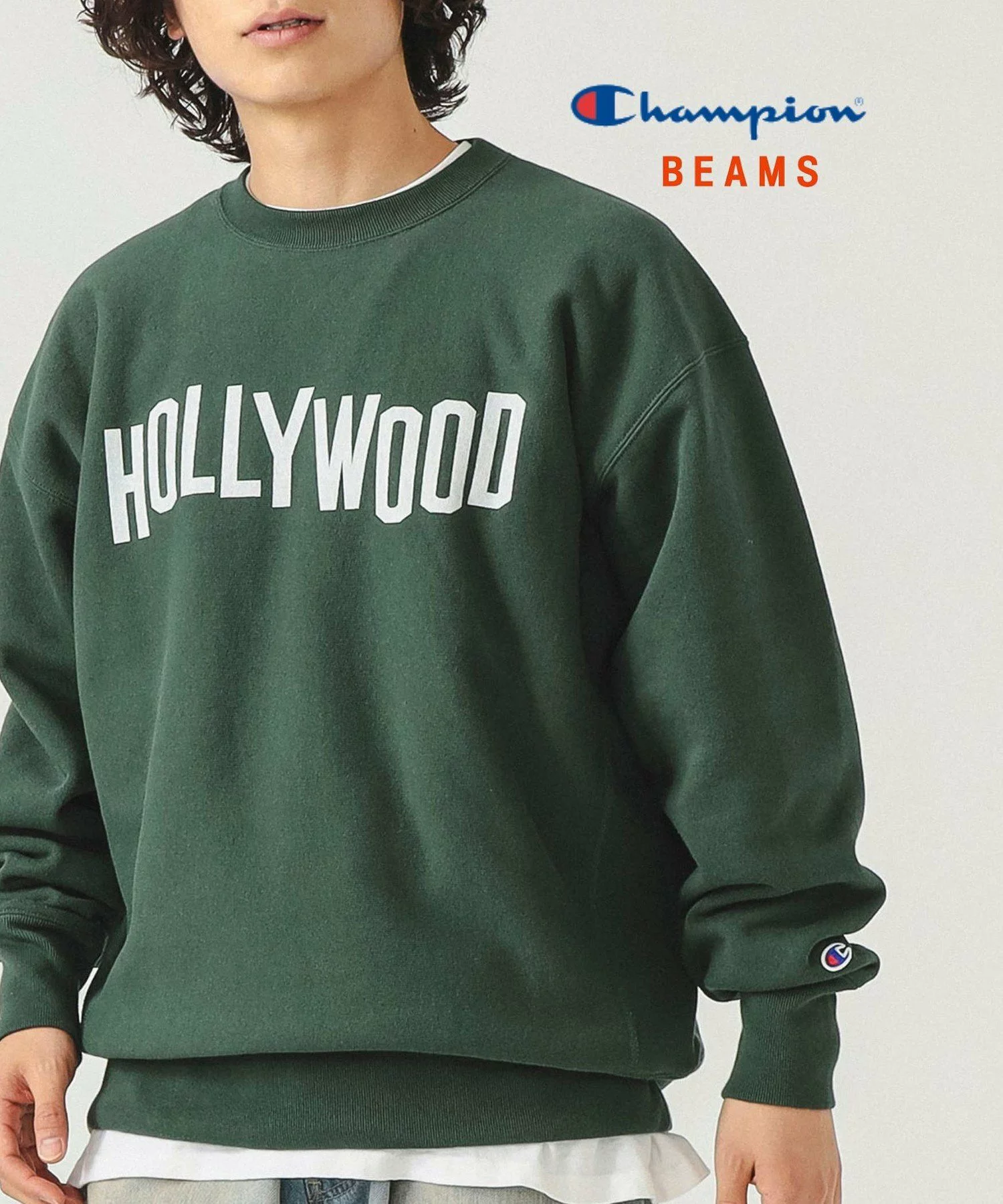 BEAMS × Champion の REVERSE WEAVE® City Crew Sweat が発売