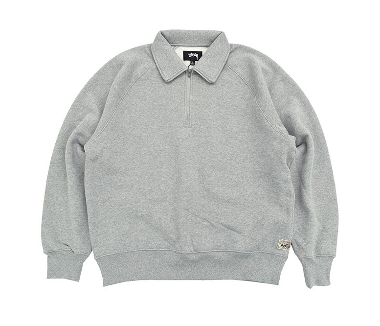 Stüssy の Fleece Raglan Zip Mock が17％OFF で発売