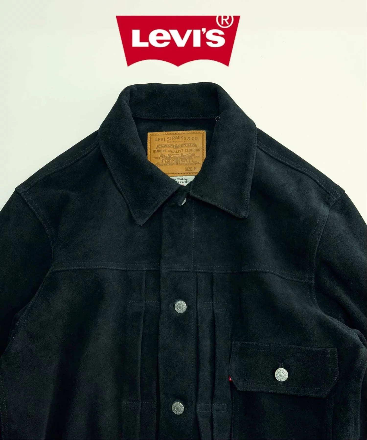 JOURNAL STANDARD relume × Levi’s® TYPE1 Suede Trucker Jacket の先行販売が開始