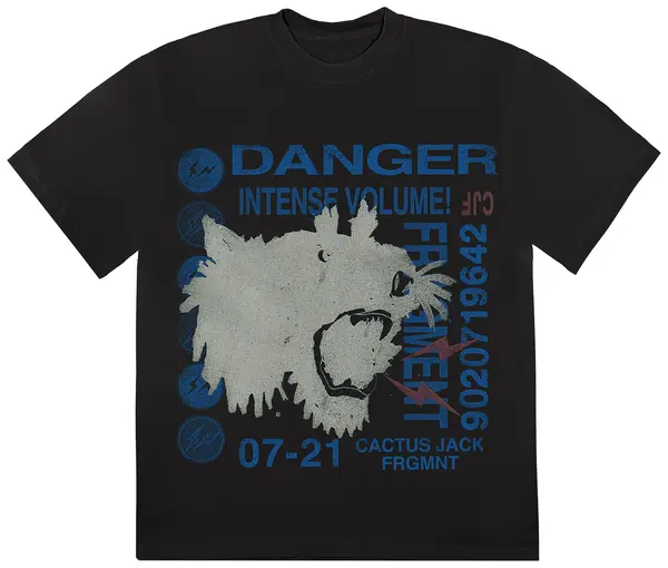 Travis Scott × fragment design の Danger Tee "Black" が発売