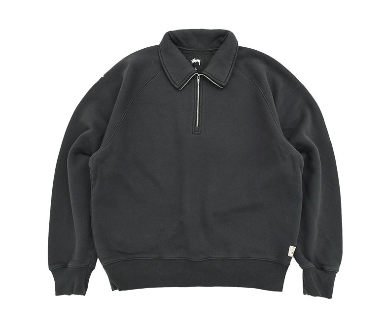 Stüssy の Fleece Raglan Zip Mock が17％OFF で発売