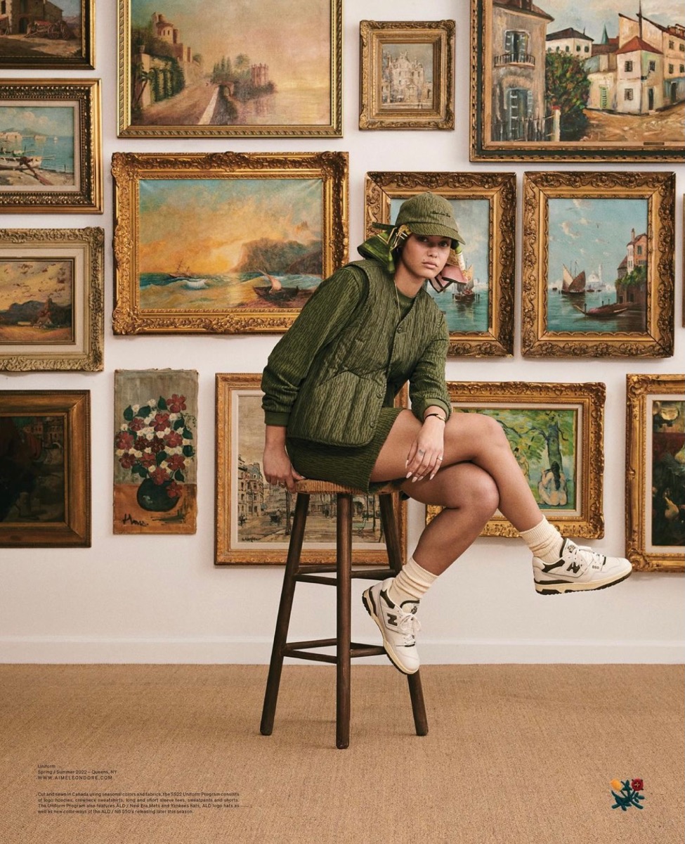 Aimé Leon Dore × New Balance の 550 "White/Purple" が発売