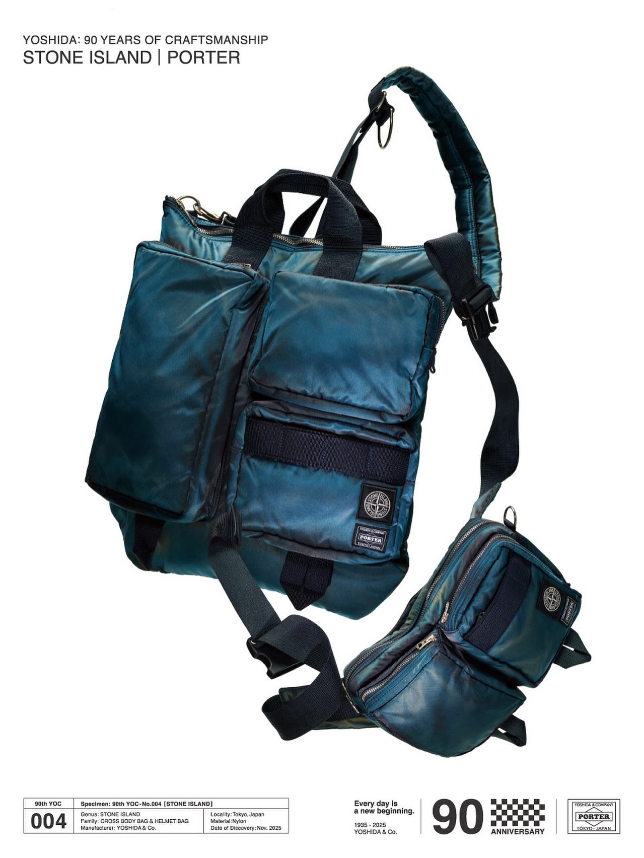 Stone Island × PORTER の初コラボコレクションが登場