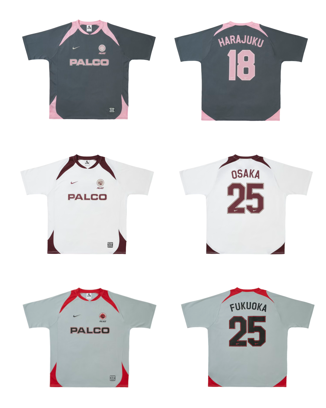 PALACE ×　NIKE『Shop Jersey』がアイテムプレビューの“RANGE”にて追加公開