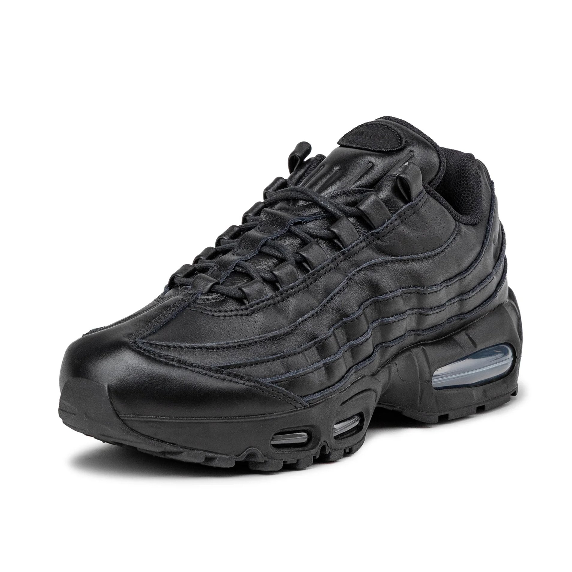 NIKE AIR MAX 95 BIG BUBBLE "Leather Triple Black"