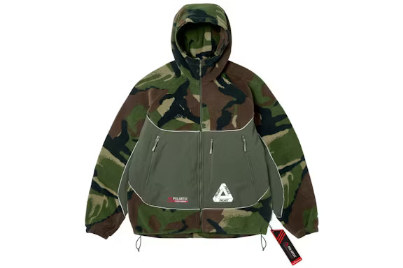 PALACE の Polartec 3M Hooded Jacket "Woodland Camo" が発売