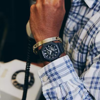 CASIO の リングウォッチ CRW-001G-9JR と G-SHOCK GA-2100RL-1AJF のセット販売が実施