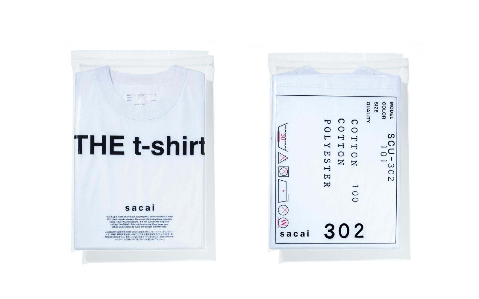 sacai のパックTシャツ “THE t-shirt” 第2弾が11月21日(金)発売