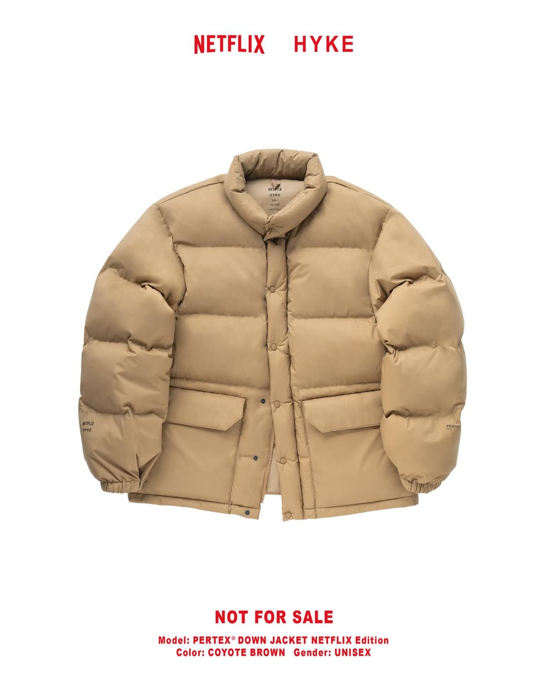 HYKE × Netflix のコラボアイテムが公開