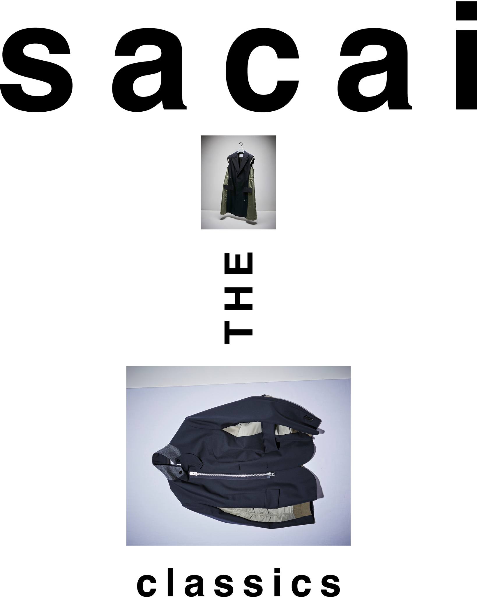 sacai から Classics 2026年春夏コレクションが11月21日(金)発売