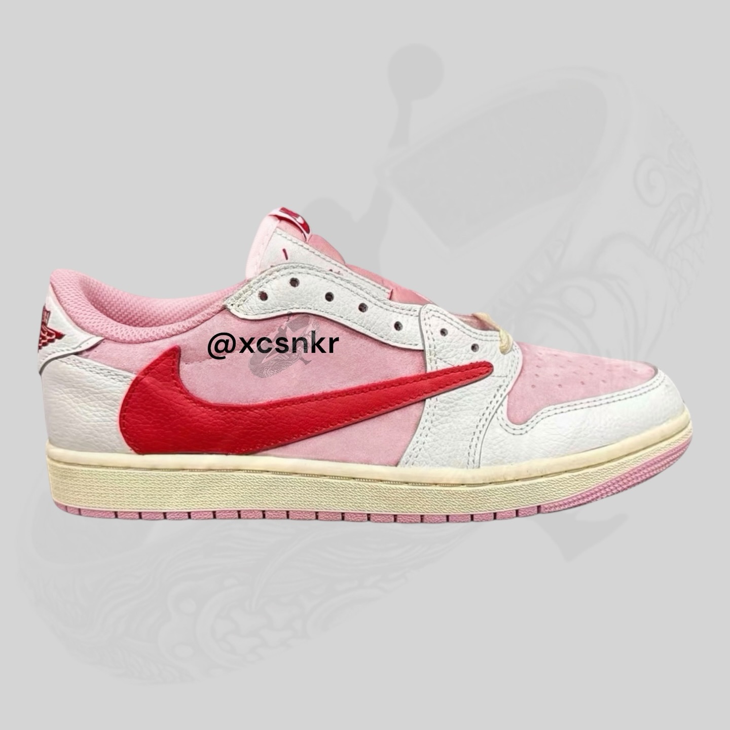 Travis Scott × NIKE AIR JORDAN 1 LOW “Muslin/Shy Pink” が2026年夏に発売予定
