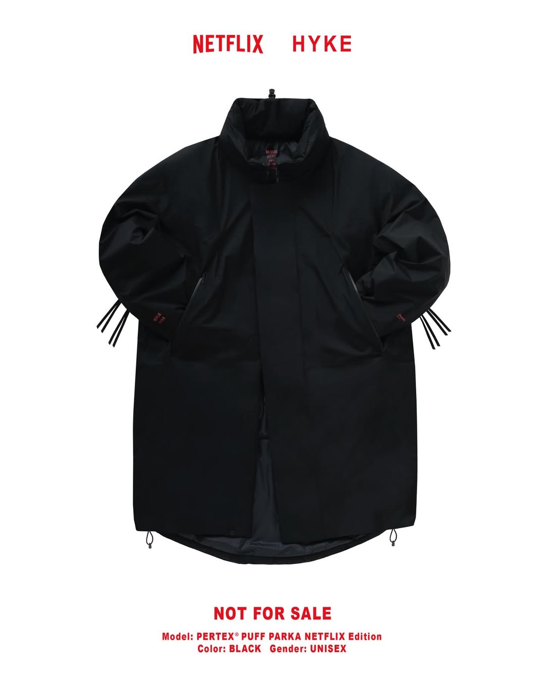 HYKE × Netflix のコラボアイテムが公開