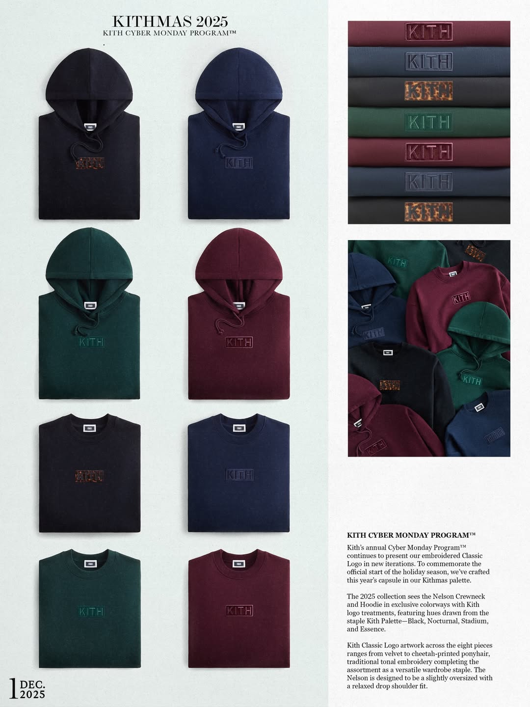 KITH “Kithmas Collection 2025” が11月28日(金)発売予定
