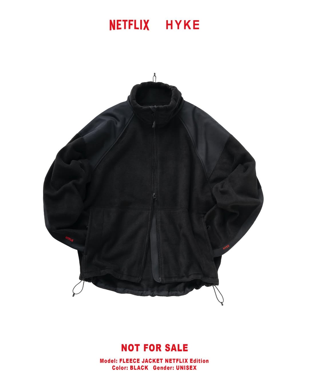 HYKE × Netflix のコラボアイテムが公開