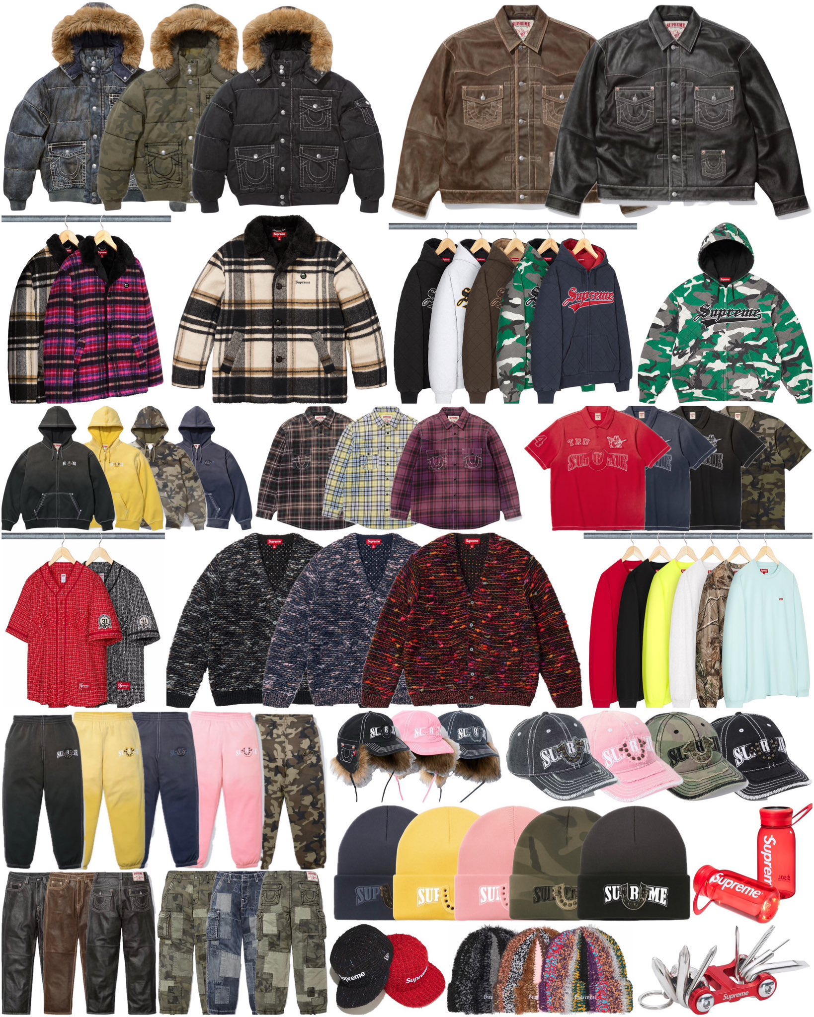 Supreme 2025年秋冬コレクション WEEK13 のドロップリストが公開