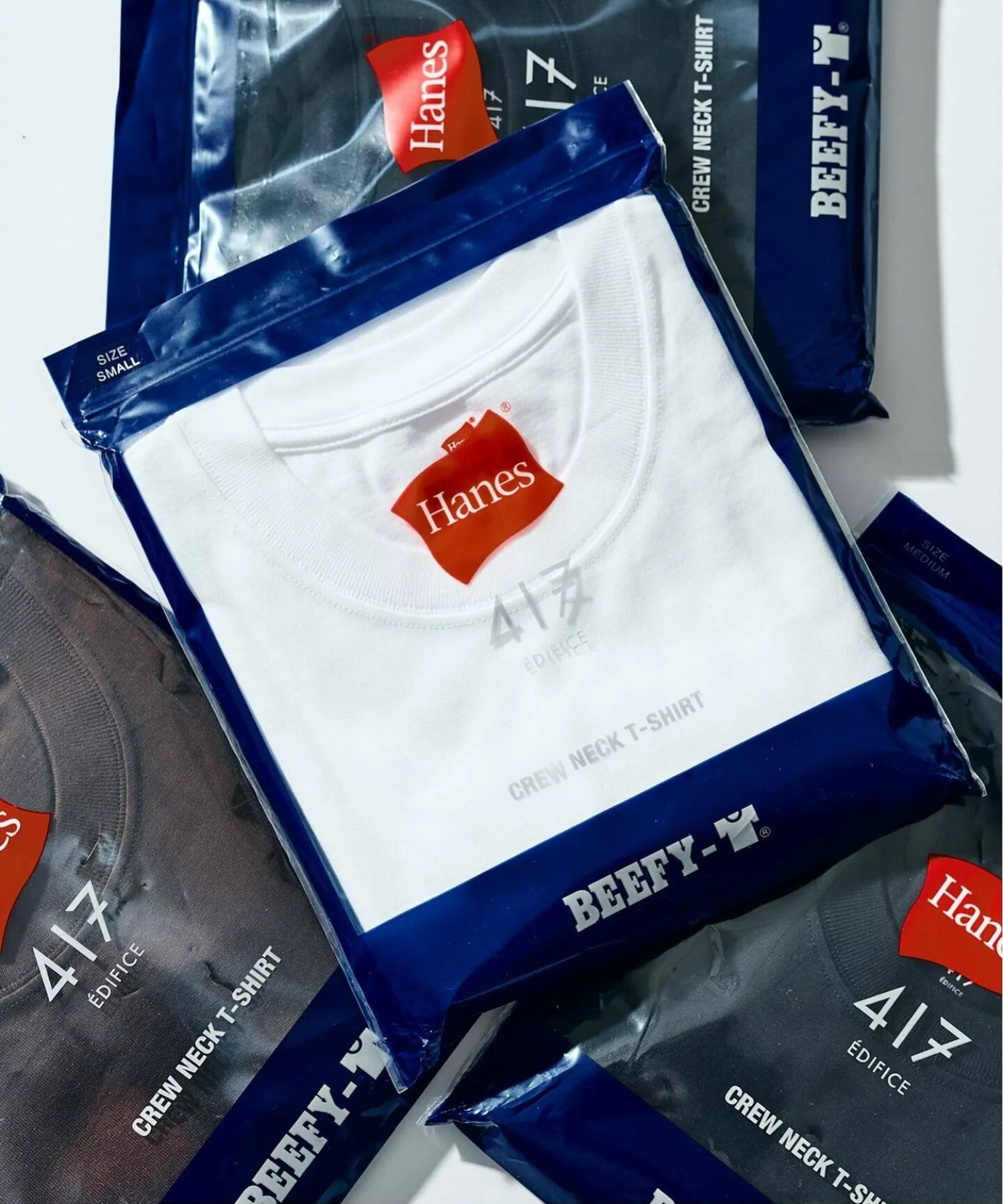 417 ÉDIFICE × Hanes 26SS『Beefy Crew Neck T-shirt』の先行予約が開始