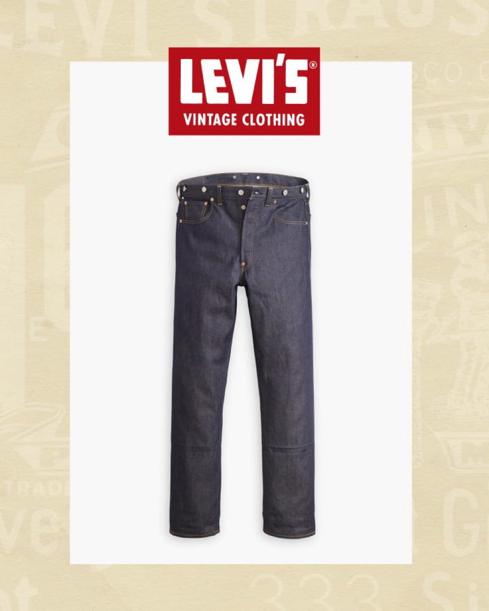 Levi’s® Vintage Clothing『1933 501® JEANS ORGANIC RIGID』のWEB抽選が開始