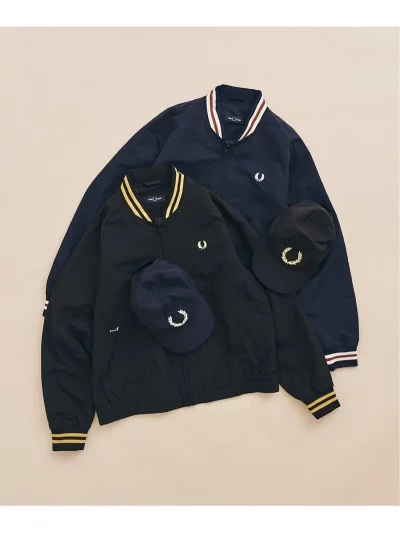 417 EDIFICE × FRED PERRY『Tennis Bomber Jacket & Bold Branding Cap』の先行予約が開始