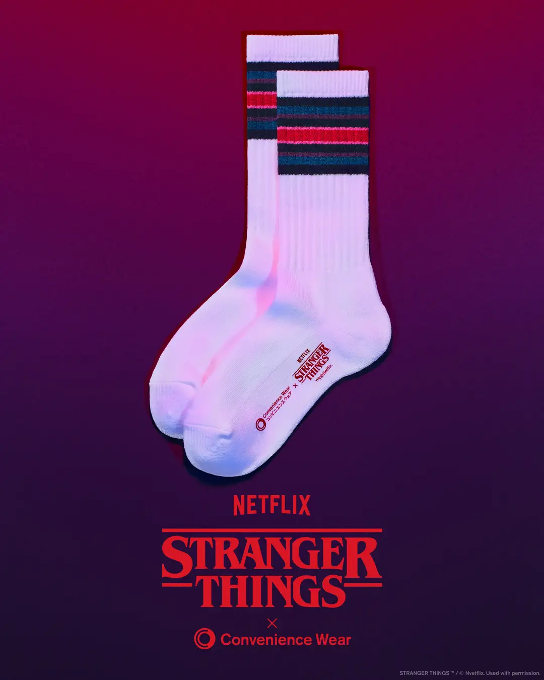 Convenience Wear × ストレンジャーシングス 未知の世界 による最新コラボアイテムが12月12日(金)に発売予定