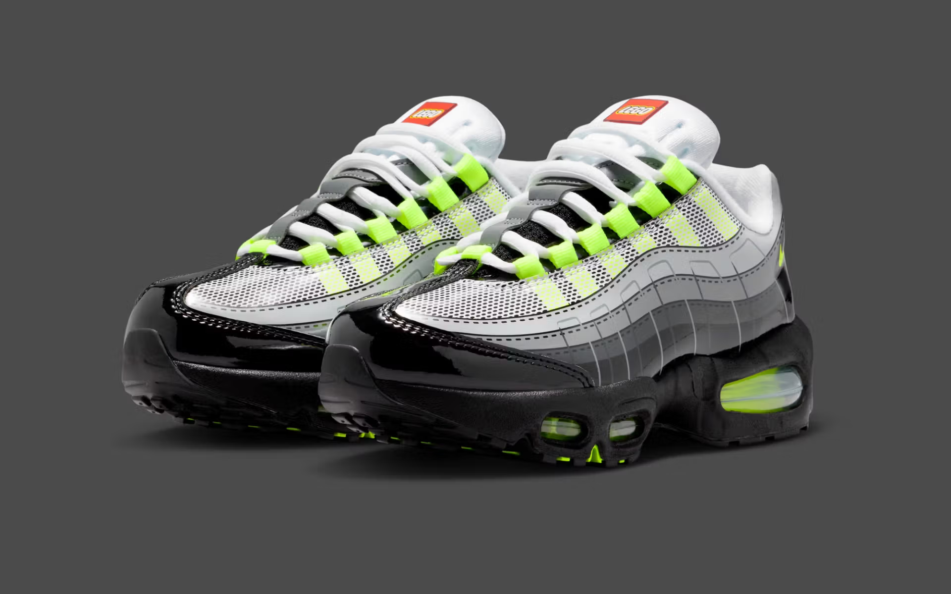 LEGO × NIKE AIR MAX 95 “Neon” のオフィシャル画像が公開