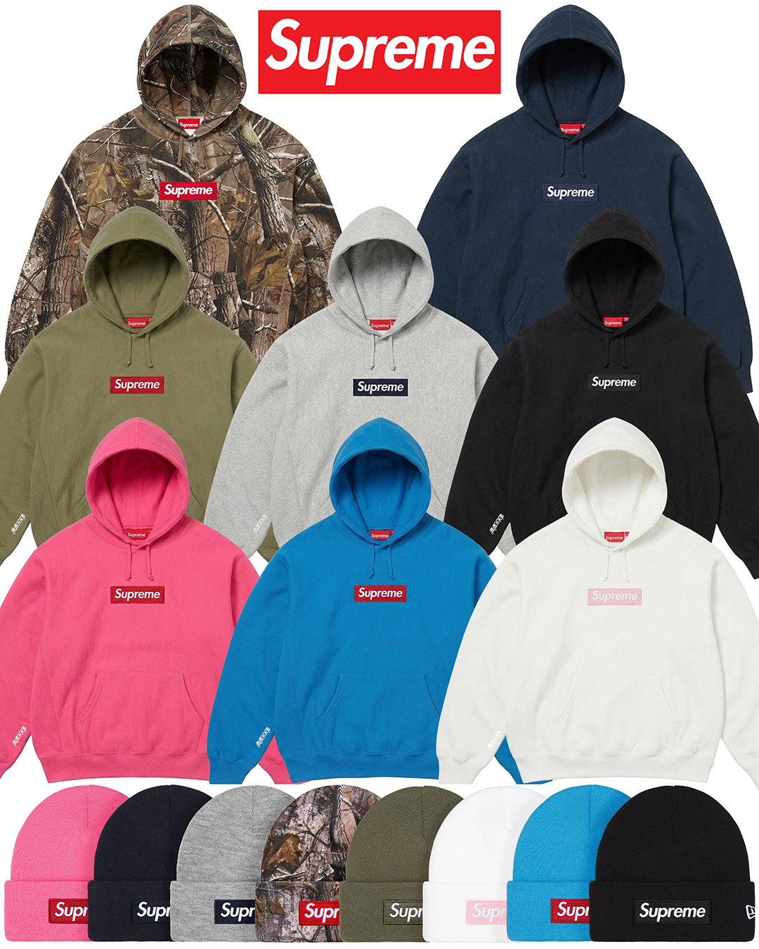 Supreme Box Logo Hooded Sweatshirts が今週発売予定