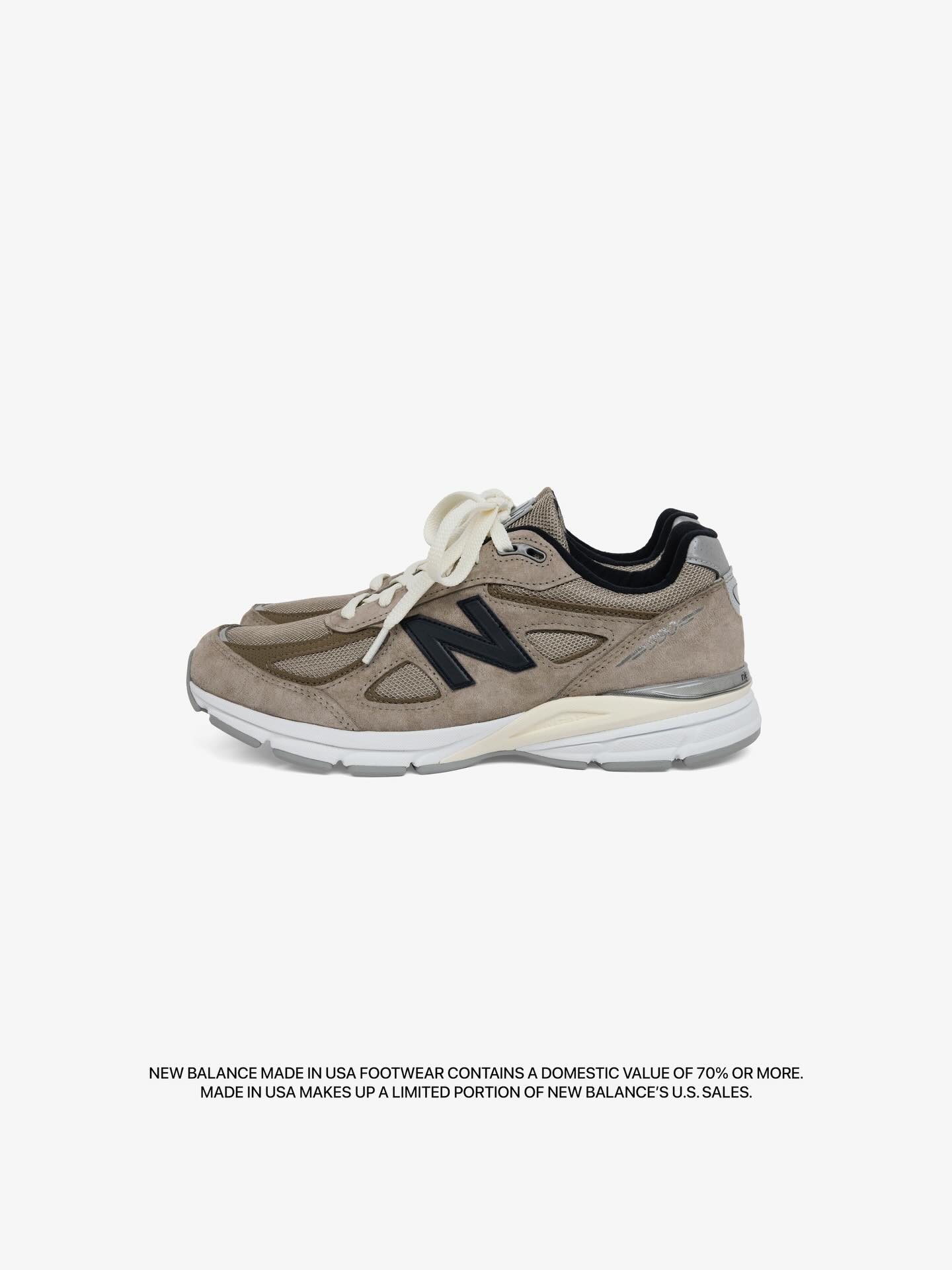 JJJJound × New Balance 990v4 “Mushroom” が12月12日(金)23:00～受注販売が開始