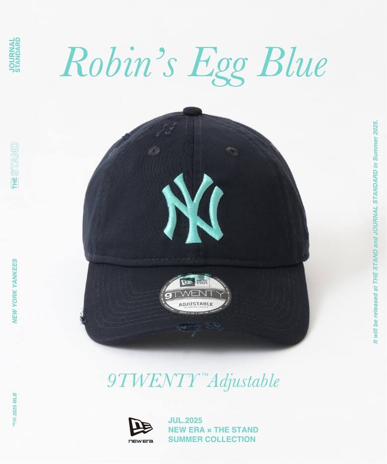 JOURNAL STANDARD × New era®『New York Yankees 9TWENTY “Robin's Egg Blue”』が発売