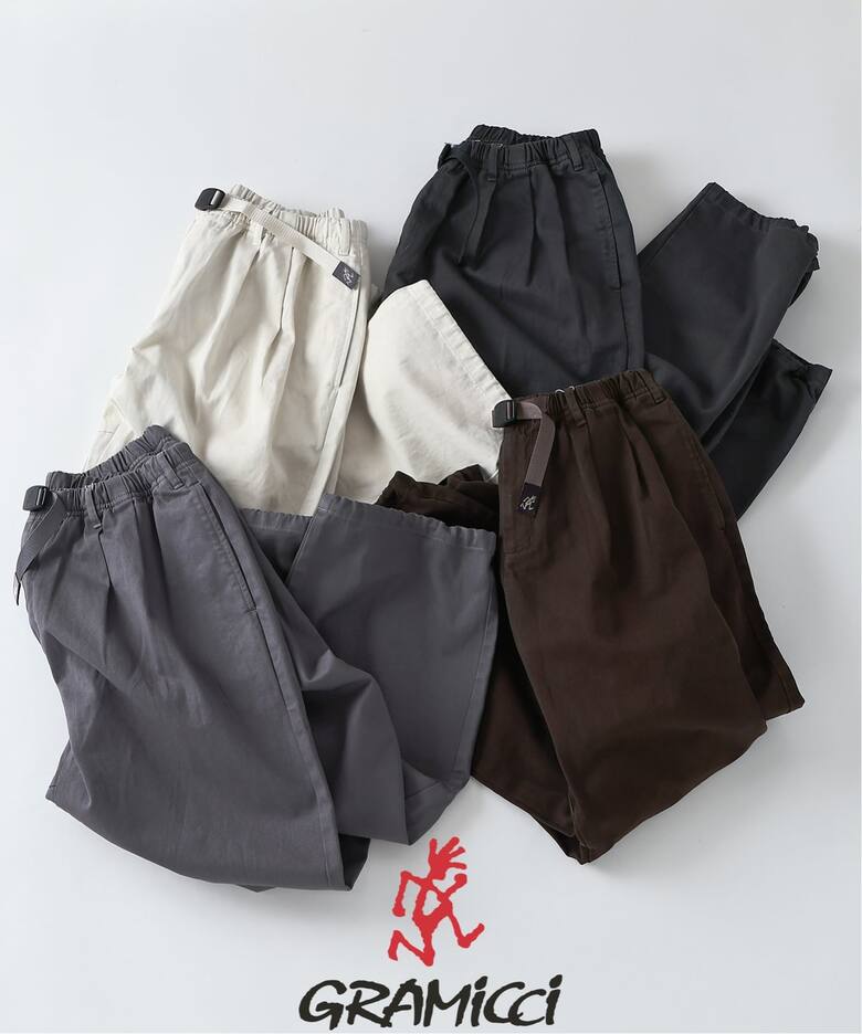 JOURNAL STANDARD relume × GRAMICCI『Eco Cotton Twill Wide Pants』の先行予約が開始