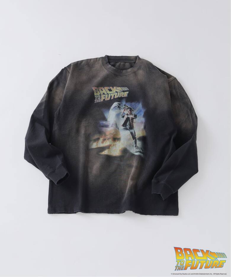 JOURNAL STANDARD relume × BACK TO THE FUTURE『Distressed Long-Sleeve Tee』の先行予約が開始