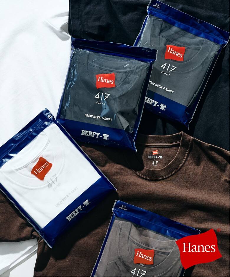 417 ÉDIFICE × Hanes『BEEFY-T』の先行予約が開始