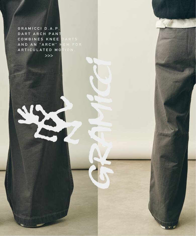 JOURNAL STANDARD relume × GRAMICCI『2D Chino Pants』の先行予約が開始