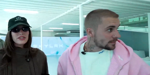 Justin Bieber が SKYLRK in 東京ポップアップ day2 に妻ヘイリーと共に登場