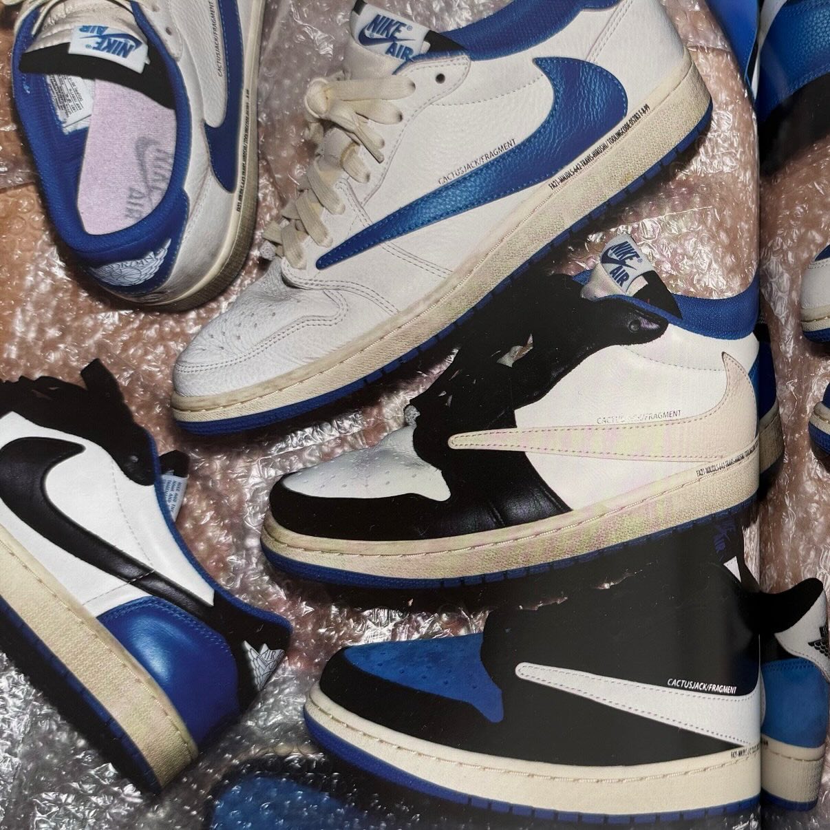 藤原ヒロシ の QUIET Magazine にて Travis Scott × fragment design × NIKE AIR JORDAN 1 LOW のサンプルが公開